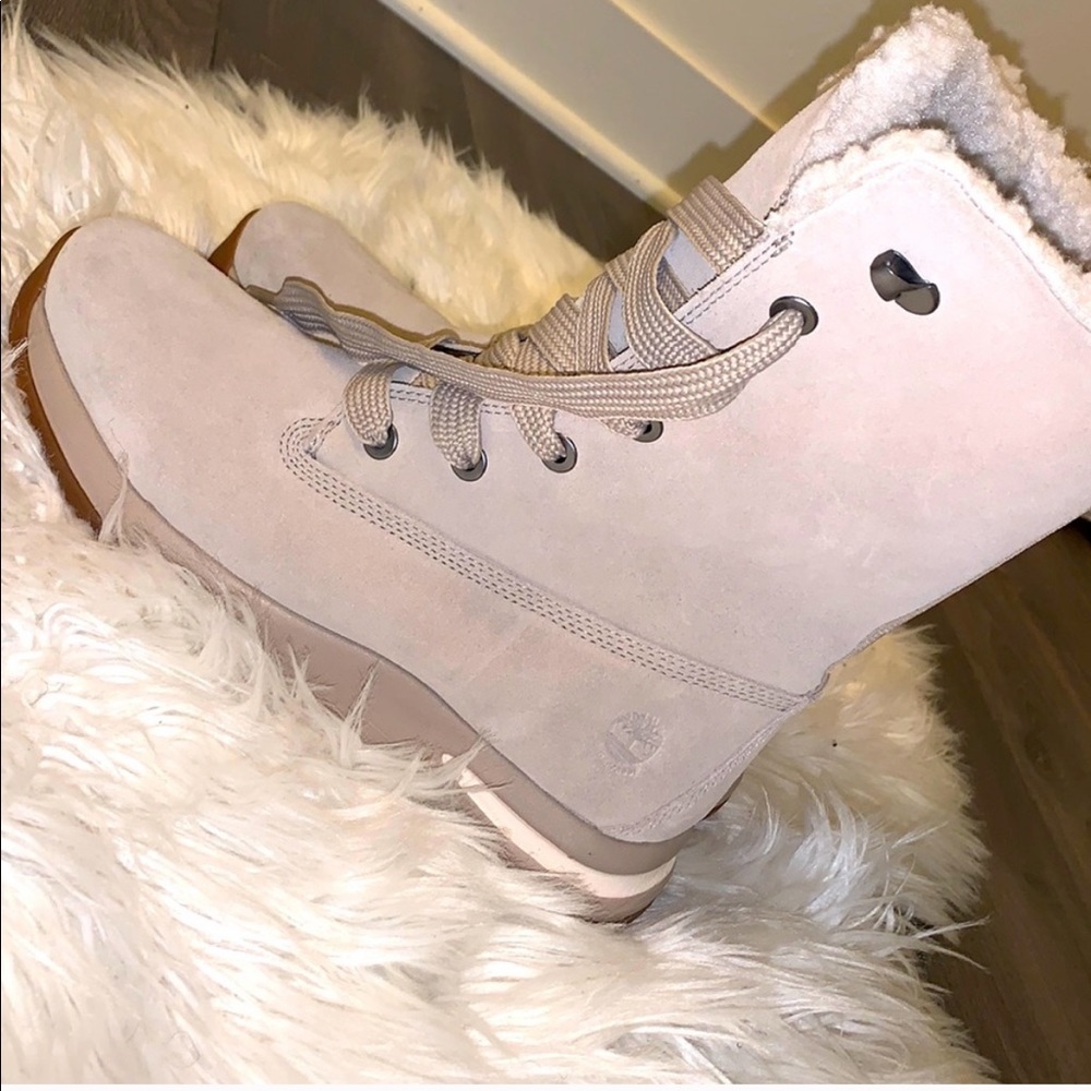 Gray timberland boots - Like new